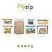 BlueAvocado (re) zip Seal Bag (Pack of 2), 1 gal, Clear