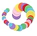BIHRTC Pack of 300 Mixed Color 3 Different Size Round Felt Circle Felt Pads for DIY and Sewing Handcraft (0.8