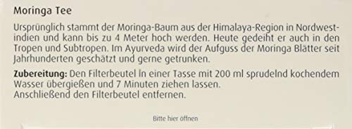 Salus - Moringa Tee - 1x 15 Filterbeutel (21 g) - Kräutertee - vollmundig herber Geschmack durch bioaktive Pflanzenstoffe a) - bio – Bild 3