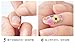 SIUSIO 50 Sheets Nail stickers Nail Adhesive tabs False Nail Tips Nail Art Transparent Double Sided Adhesive