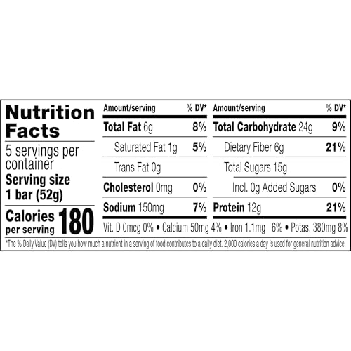 RXBAR PROTEIN BARS, PROTEIN SNACK, SNACK BARS, BLUEBERRY, 9.1OZ BOX (5 COUNT)
