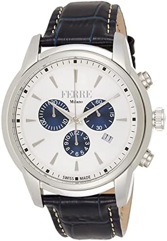 FERRE MILANO fm1g131l0011 chronograph leather quartz watch for men
