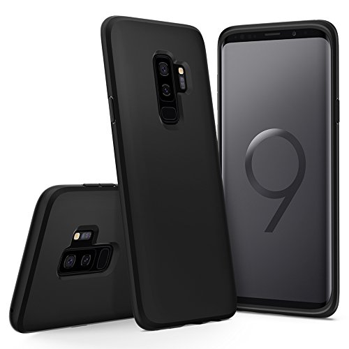 Spigen® [Liquid Crystal Funda Galaxy S9 Plus con Protección TPU Flexible y Ligero - Negro Mate - Imagen 3