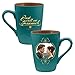 Vandor Outlander Ceramic Mug, Teal, 12 oz
