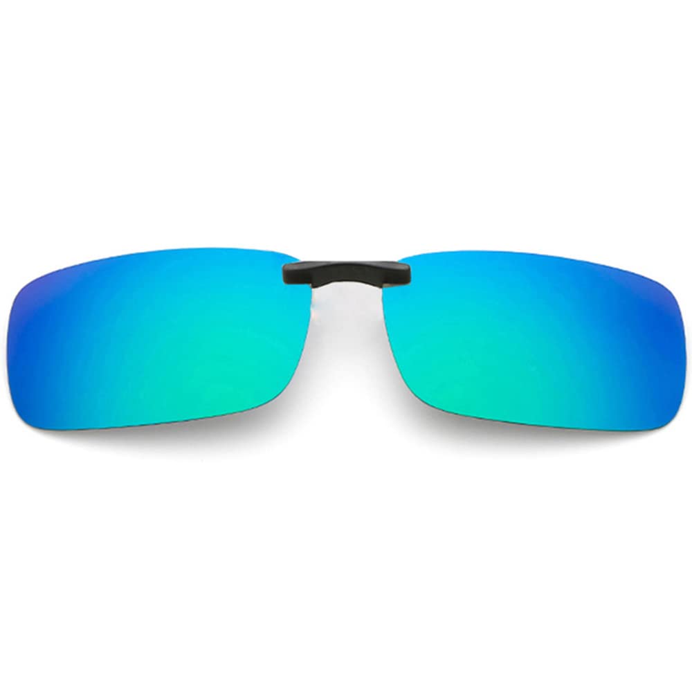 Polarized Unisex Clip on Sunglasses, Anti-UVA UVB Flip Up Sunglasses for Driving Fishing Cycling Holiday Sun Men Women