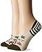 Stance Women's Slay Ride Floral Stripe Arch Support Super Invisble Sock