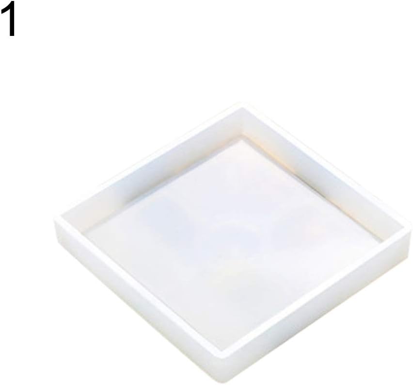 Tea Coaster Silicone Mold Flower Pot Base Abrasive Plate Pressure Plate Pressure Plate Compression Die DIY Crystal Epoxy Glue Jewelry Decoration