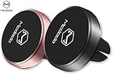 Magnetic Car Mount Air Vent Phone Holder 360° Rotation Strong Aluminium Universal For Smartphones and Mini Tablets by MCDODO (Gray)