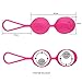 Premium Pleasure Weighted Kegel Balls Silicone Sphere Tighten & Tense Jiggle Balls Bladder Control & Pelvic Floor Exercises for Women: Beginners & Advanced(Pink)