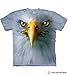 The Mountain Eagle Face Adult T-Shirt, Blue, 2XL