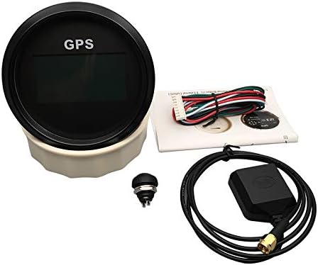 ELING GPS Speedometer Digital Speed Gauge Odometer Tripmeter For Auto Marine with GPS Antenna 7 Back-lights 85mm - Image 4
