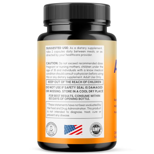 Alkalean Capsules, Official Alkalean Pills with All Natural Ingredients, Advanced Weight and Wellness Support Supplement, Maximum Strength Healthy Lifestyle Multivitamins for Women & Men (60 Capsules)