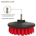 Bring It On Cleaner Drill Brush Set, Tile and Grout Cleaner Scrubber, Nylon Brush Drill Attachment, Tub and Shower Cleaning Brush