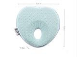 Baby Pillow Preventing Flat Head Syndrome, Head Shaping for Infant, Peacefuly Sleep for Newborn, Cute Breathable and Soft Cover, 0-6 Months