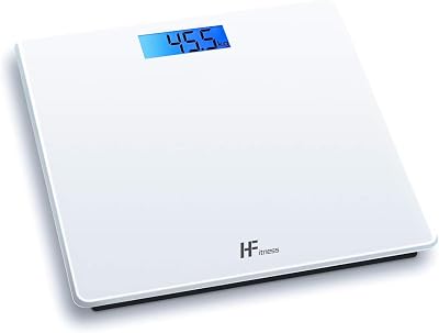 HomeFashion HFitness 28x28cm 180KG Digital Bathroom Scale White