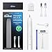 Electric Toothbrush Clean as Dentist Rechargeable Sonic Toothbrush with Smart Timer 4 Hours Charge Minimum 30 Days Use 4 Optional Modes Travel Toothbrush with 2 Brush Heads Black by Kealive