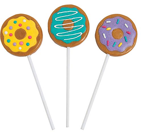 24 pack Donut Shop Party Lollipops - Vanilla Flavor
