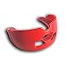 Orthomechanic Orthodontic Mouth Guard Orthoguard - Designed for Athletes with or Without Braces - Breathable Strapless Dual Mouthguard - Red