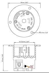 AC WORKS [ASINL530P 30-Amp 125-Volt NEMA L5-30P