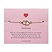 Your Always Charm Double Heart Infinity Knot of Friendship Bracelets (gold)