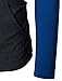 OLLIN1 Mens Long Sleeve Color Block Raglan Henley Shirt with Hoodie