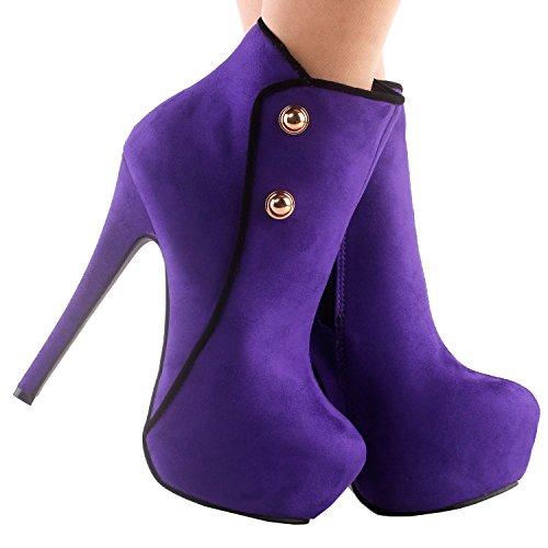 SHOW-STORY-Hot-Two-Tone-Button-Platform-Stiletto-Heel-Party-Ankle-BootieLF80829