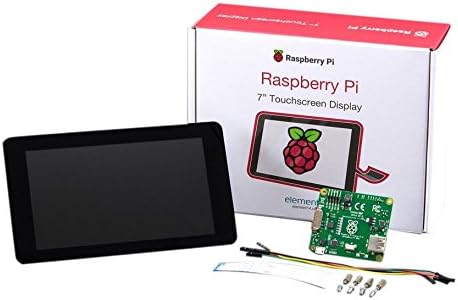 Raspberry Pi Elementz Engineers Guild Pvt Ltd Raspberry Pi Official 7 Touch Screen Display with 10 Finger Capacitive Touch"