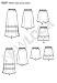 Simplicity Creative Patterns New Look 6287 Misses' Pull On Skirt in Four Lengths, A (10-12-14-16-18-20-22)