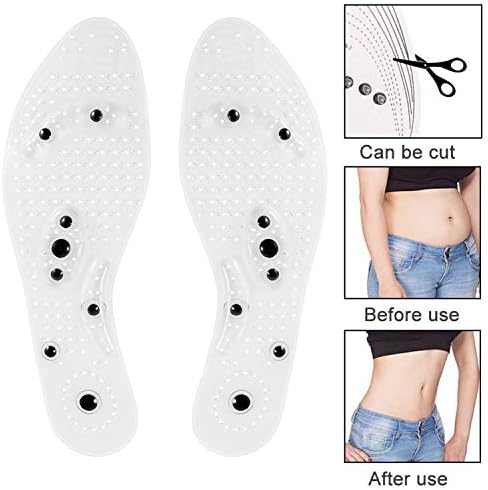 Mindinsole for Women ＆ Men, Acupressure Magnetic Insoles, Effective Relieve Feet Fatigue,Washable and Cutable Shoe Insoles