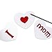 Mont Marte Canvas Panel Heart Shape 24 pcs 6.2x5 Inches, Great Choice for Kids Drawing and Home Decor & Exhibition Display