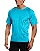 Kanu Surf Men's Short Sleeve UPF 50+ Swim Shirt (Regular & Extended Sizes), Neon Blue, 3X