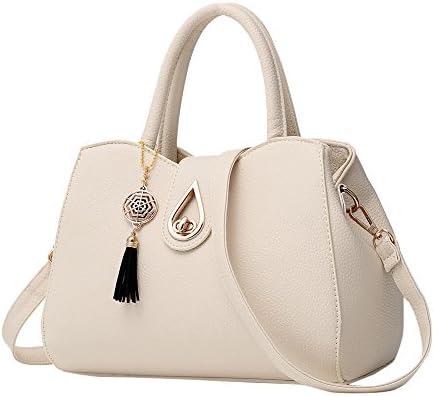 Clearence!Sonnena Women Designer Handbags Fashion Large PU Leather Tote Messenger Multi-Compartment Top-Handle Satchel Shoulder Bags