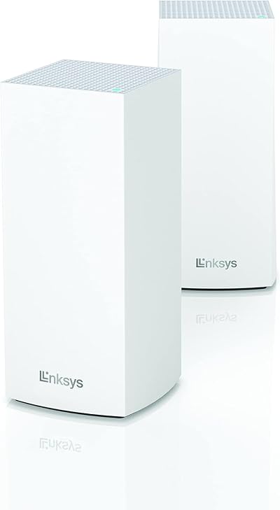Linksys MX8400 Mesh WiFi 6 Tri-Band System 80+ Devices 5400 Sq Ft 2 Pack