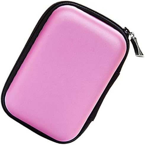 Lucklystar® Hard Drive Case Shockproof Portable Case Bag Storage Organizer Container for Cable Accessory Data Cable…