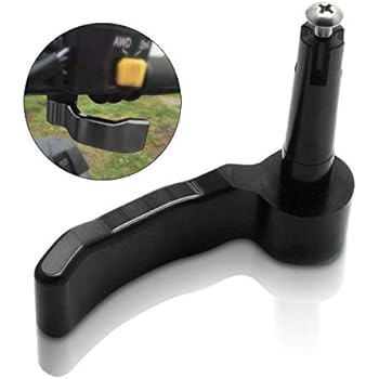 Aluminum Thumb Throttle Lever Replacement for Polaris Scrambler Sportsman 550/570/850/1000 2009-2018 Black (2010336/2010359)