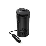 POTEK 150W In-Car Power Inverter DC 12V to 115V AC Charging Port for Cell Phones and Laptop