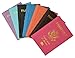 MARSHAL USA Gold Logo Passport Cover Holder for Travel (Pink)