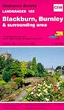 Blackburn, Burnley and Surrounding Area (Landranger Maps) by 