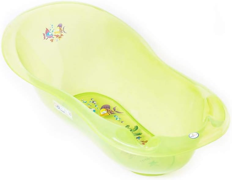 Aqua Lux Large 102cm Baby Bath Tub with Thermometer by Tega Baby (Green