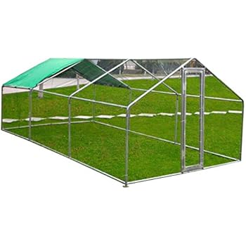 Amazoncom Idealchoiceproduct 20x10ft Large Metal Chicken Coop
