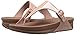 FitFlop Women's Superjelly Rubber Flip Flops Jelly Sandal, Nude, 6 M US