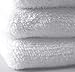 The Rag Company (5-Pack) 16 in. x 16 in. Everest 800 White Double-Plush Professional Korean 70/30 Microfiber Detailing Towels
