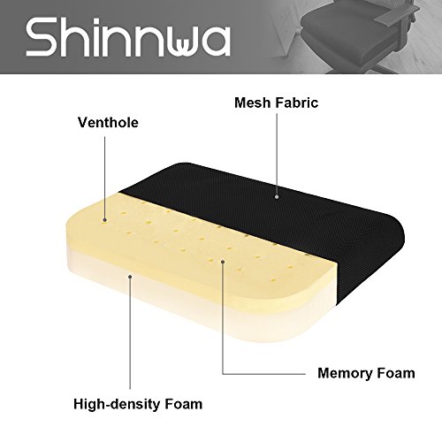Shinnwa Seat Cushion for Office Chair, Wheelchair Seat Cushion Pad