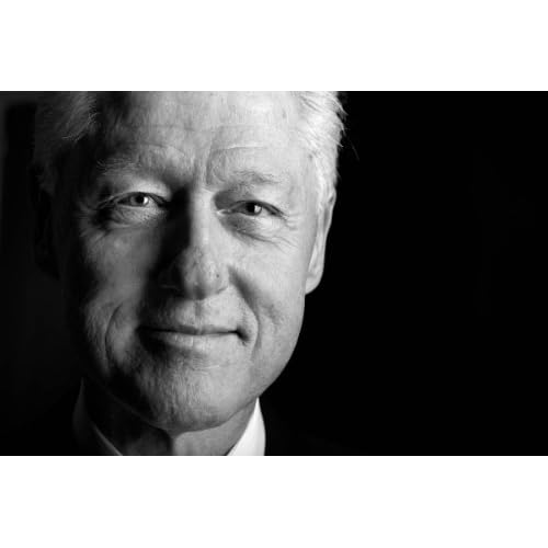 Image result for black and white photo bill clinton
