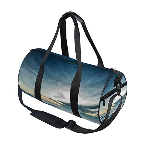 LORVIES Lanscape Duffle bag Shoulder Handy Sports Gym Bags for Men and Women