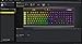 Corsair K55 RGB Gaming Keyboard - Quiet & Satisfying LED Backlit Keys - Media Controls - Wrist Rest Included - Onboard Macro Recording (Renewed)