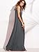 Verdusa Women's Casual Sleeveless Deep V Neck Knitted Shift Sexy Maxi Long Dress Dark Grey XL