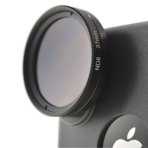 SYSTEM-S Vario Filtro de Densidad Neutra ND2-400 37mm Lente para iPhone X