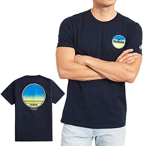 Amazon Hollisterホリスター正規品メンズ半袖teeシャツネイビーロゴプリントguys Logo Graphic Tee紺 M 並行輸入品 Tシャツ カットソー 通販