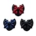6 Pack Two-Way Bowknot Decor Snood Net Barrette Hair Clip Bun Cover Valentine's Day Women Day Gifts